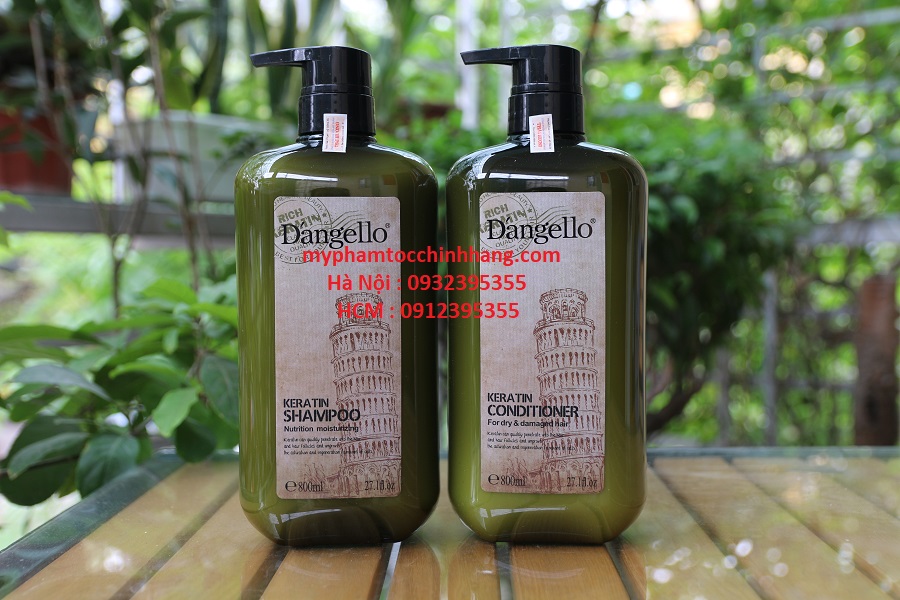 DẦU GỘI XẢ, HẤP D'ANGELLO KERATIN 500ML 800ML