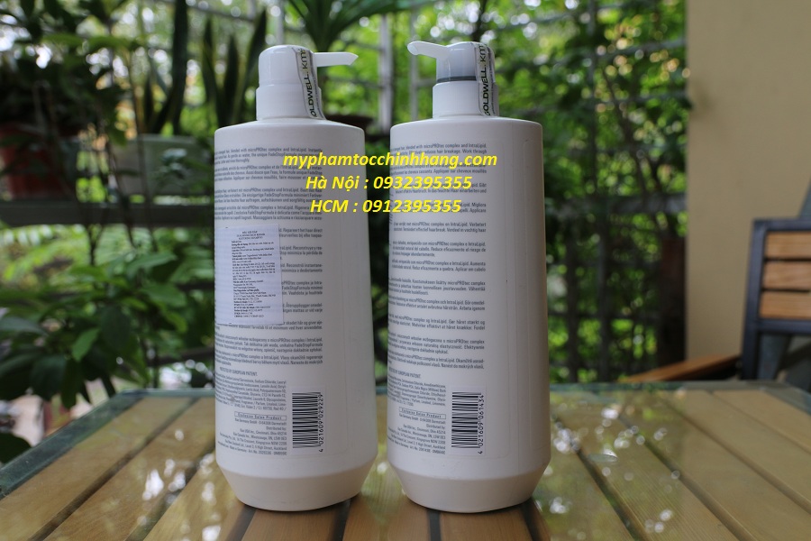 Dầu gội & xả phục hồi tóc hư tổn Goldwell Dualsenses Rich Repair Restoring Shampoo & Conditioner