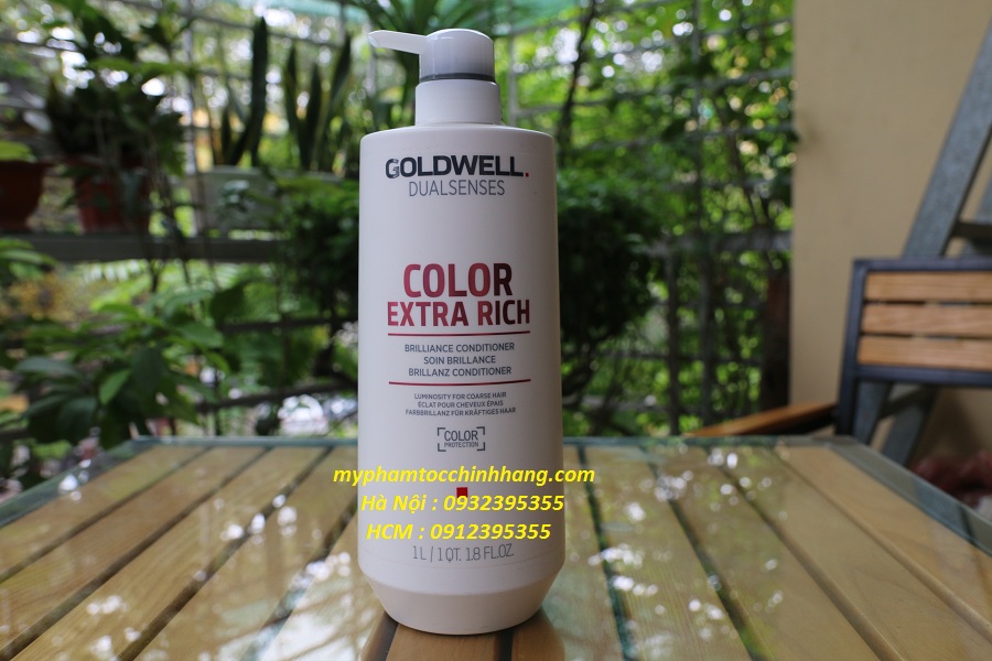 Dầu gội xả giữ màu nhuộm Goldwell Dualsenses Color Extra Rich Brilliance Shampoo & Conditioner