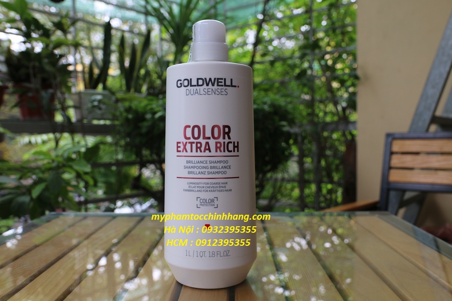 DẦU GỘI XẢ SIÊU DƯỠNG MÀU GOLDWELL COLOR EXTRA RICH 250ML - 1000ML