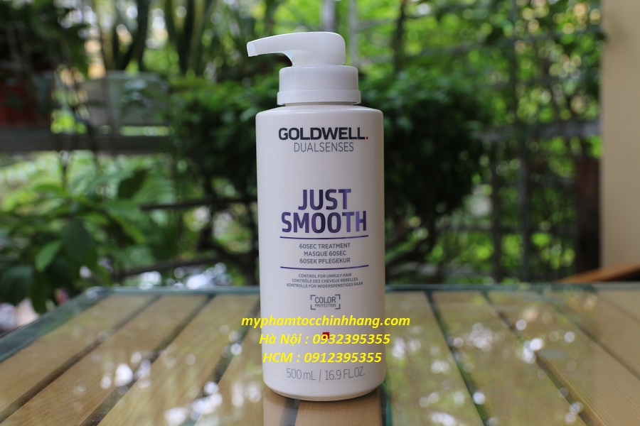 DẦU HẤP TÓC SUÔN MƯỢT GOLDWELL JUST SMOOTH 200ML - 500ML