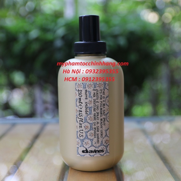 XỊT MUỐI BIỂN TĂNG PHỒNG DAVINES SEA SALT SPRAY 250ML