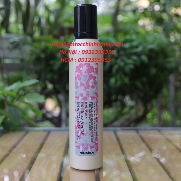 Kem bọt tạo kiểu dưỡng ẩm cho tóc xoăn Davines - Davines More Inside Moisturizing Mousse 250ml