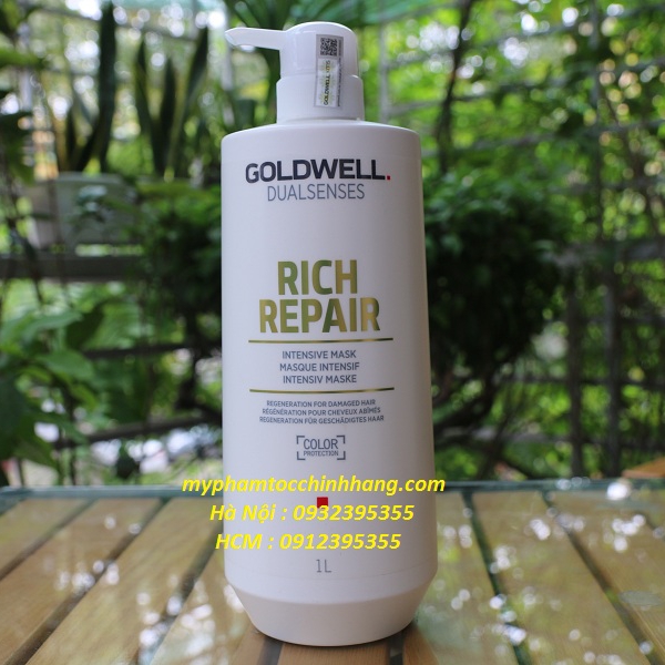 DẦU HẤP TÓC SIÊU CHỮA TRỊ GOLDWELL RICH REPAIR INTENSIVE MASK 1000ML