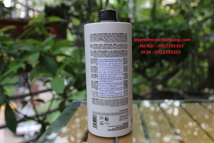 DẦU GỘI DÀNH CHO TÓC VÀ DA NHỜN DẦU ELGON BAGNO PURIFICANTE 750ML