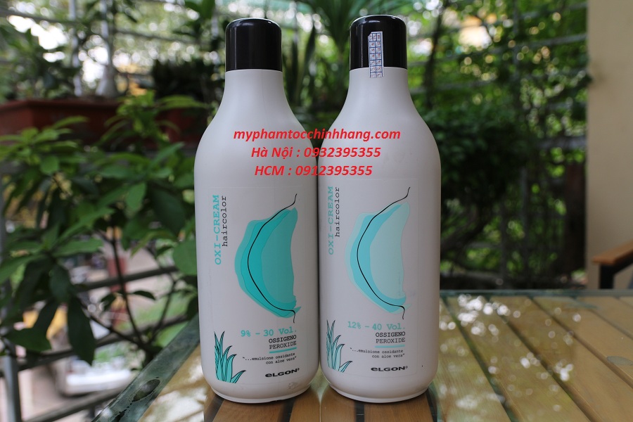 Kem trợ nhuộm Elgon Oxi-Cream Developer 1000ml (sản phẩm chuyên dụng trong quy trình nhuộm tóc chuyên nghiệp)