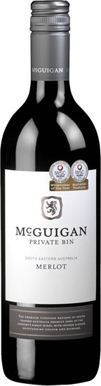 McGuigan Private Bin Merlot rượu vang Úc có mùi thơm đặc biệt
