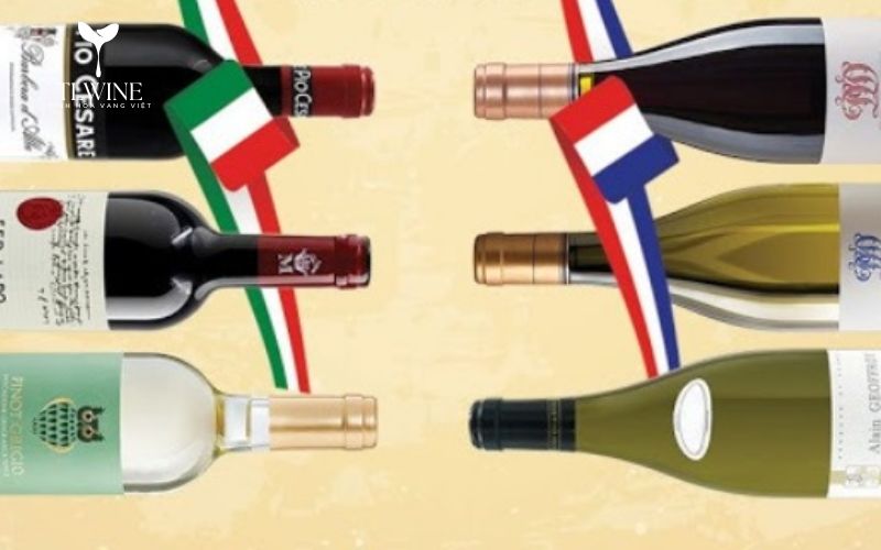 Vang Pháp và Vang Ý loại nào ngon hơn? So sánh chi tiết