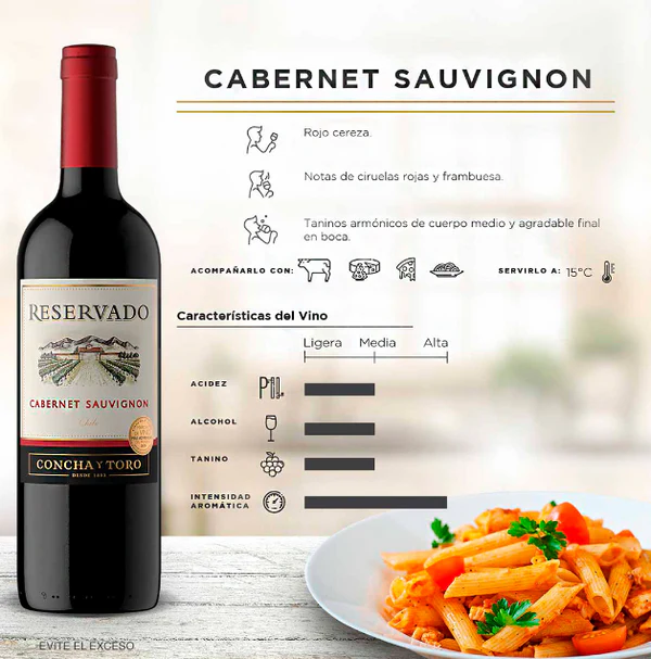 Rượu Vang Đỏ Concha y Toro Reservado Cabernet Sauvignon