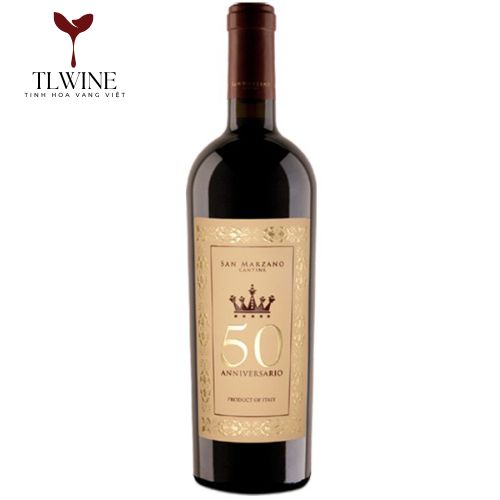 Rượu vang Ý 50 Anniversario Negroamaro Primitivo