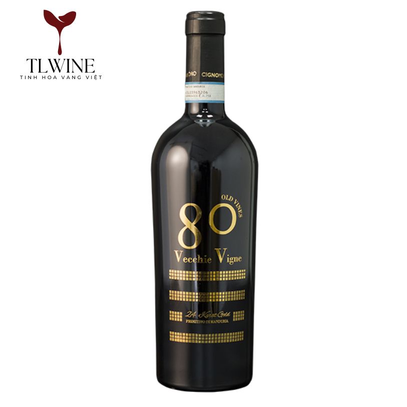 Rượu Vang Ý 80 Vecchie Vigne 24 Karat Gold 15%