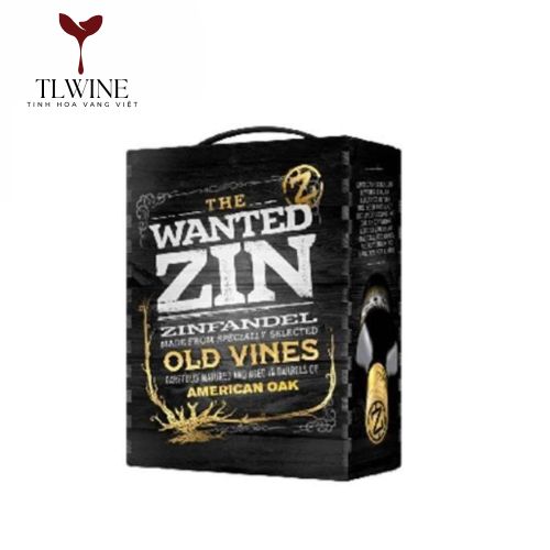 Vang Bịch Ý The Wanted Zin – Zinfandel Old Vines (hộp 3L):