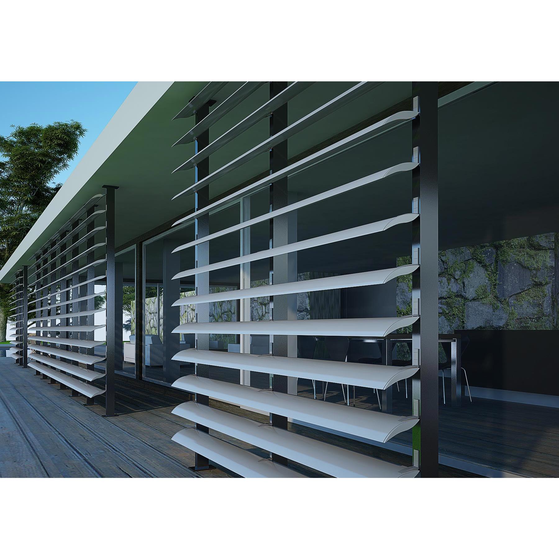 Chắn nắng hình lá liễu