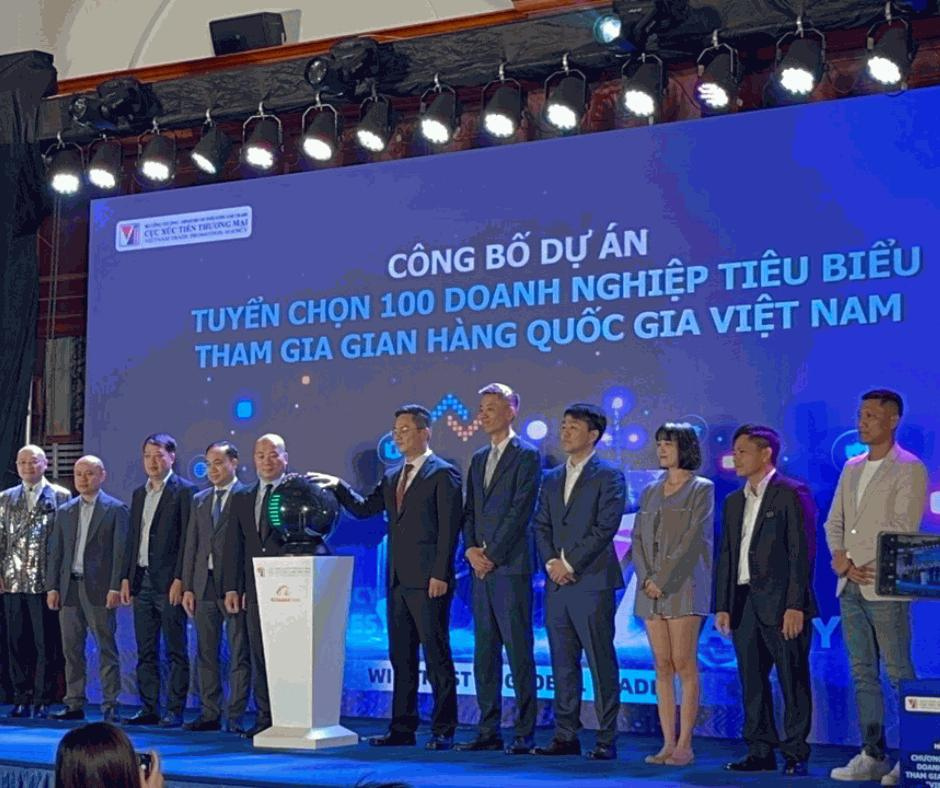 HỘI NGHỊ CÔNG BỐ 2023  BỘ TIÊU CHÍ TUYỂN CHỌN 100 DOANH NGHIỆP TIÊU BIỂU THAM GIA GIAN HÀNG QUỐC GIA “VIETNAM PAVILION” TRÊN ALIBABA.COM