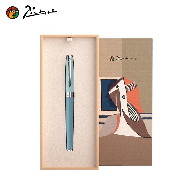 Bút dạ bi cao cấp Picasso 717 Morandi màu xanh