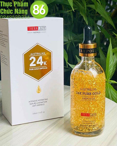[Mẫu Mới] Serum Dưỡng Da Thera Lady Australian 24K Pure Gold Ampoule 100ml