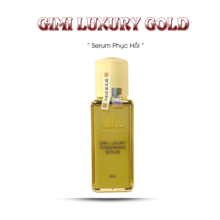 Kem Dưỡng Phục Hồi Ban Ngày Tendering Serum Gimi Luxury Gold Hàn Quốc 30ml