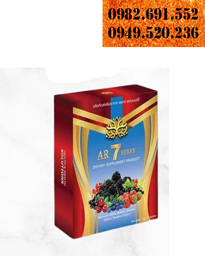 Thức Uống AR7 Berry - Đào Thải Độc Tố, Làm Sạch Máu, Tăng Sức Khỏe Da Sáng