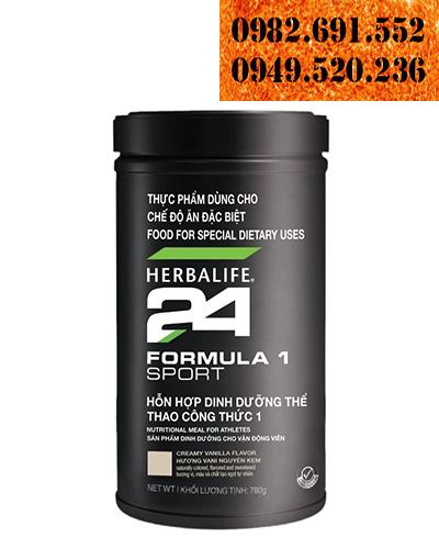 Herbalife Fomular 1 Sport - hương vani uống trước tập thể thao