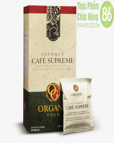 Cà phê Nhân sâm của Organo Gold (Gourmet Cafe Supreme)