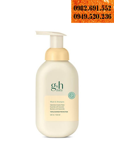[Mẫu Mới] Sữa tắm gội cho bé G&H BABY Wash and Shampoo Amway