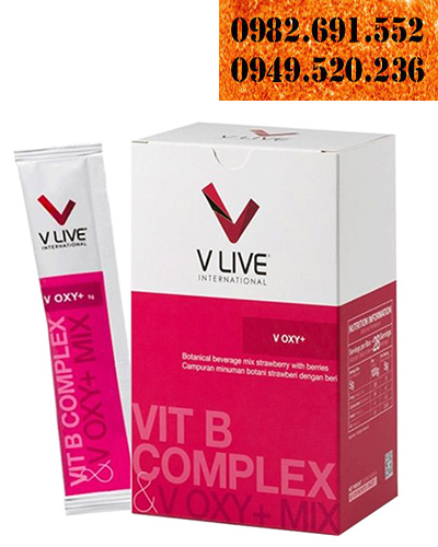V Live International V Oxy+ - Hỗ Trợ Bồi Bổ Cơ Thể Giảm Mệt Mỏi Khỏe Mạnh