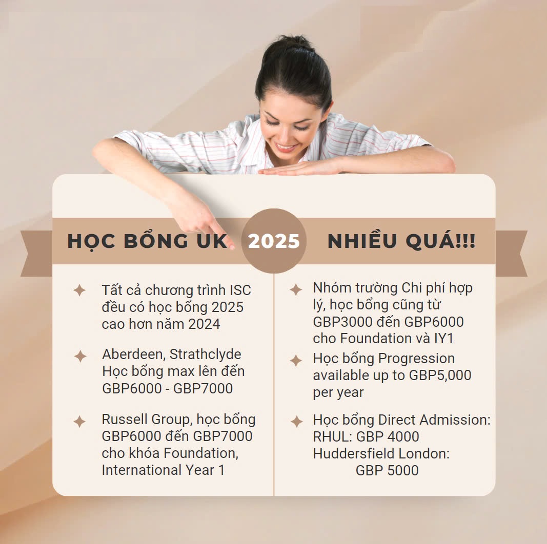 Tưng bừng Học bổng các chương trình UK