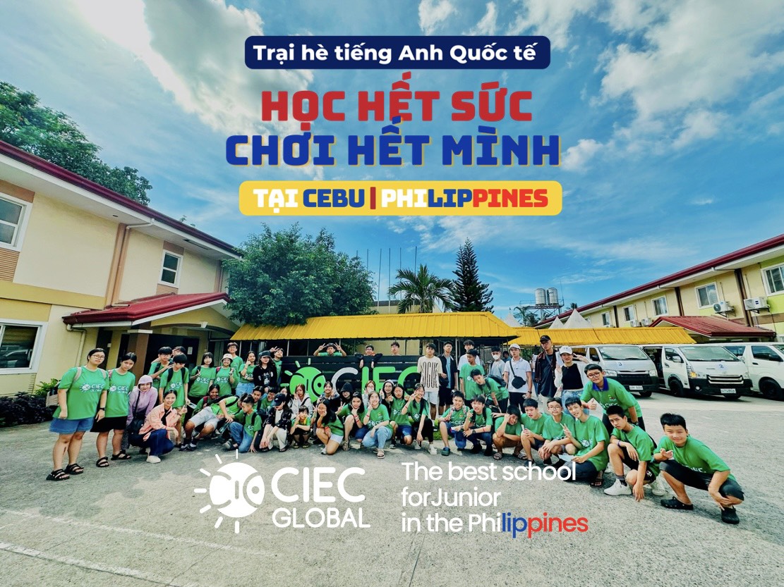 Trại hè Tiếng Anh cùng CIEC - Trường Anh ngữ tốt nhất cho lứa tuổi 7-17 tại Cebu