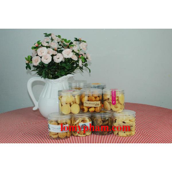 Hũ pet nắp nhựa 10*10cm