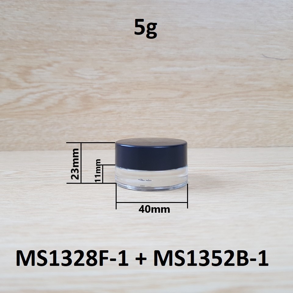 Hũ thủy tinh trong 5g