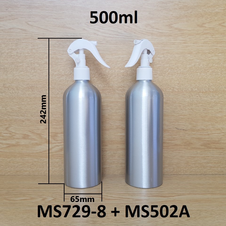 Chai nhôm xịt kiếng 500ml