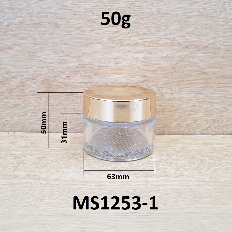 Hũ TT trong đáy hình lưới 50g