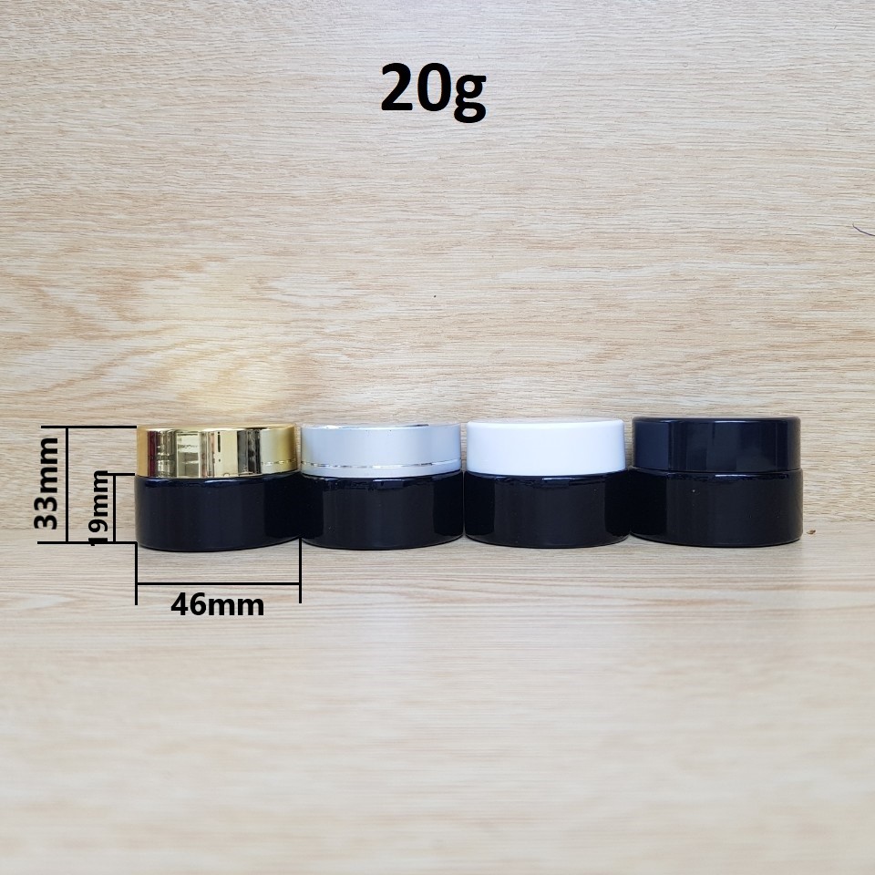 Hũ thủy tinh nâu 20g
