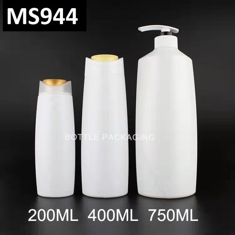 Chai dầu gội HDPE trắng 200ml 400ml 750ml