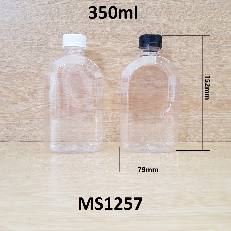 Chai dẹp trong 350ml