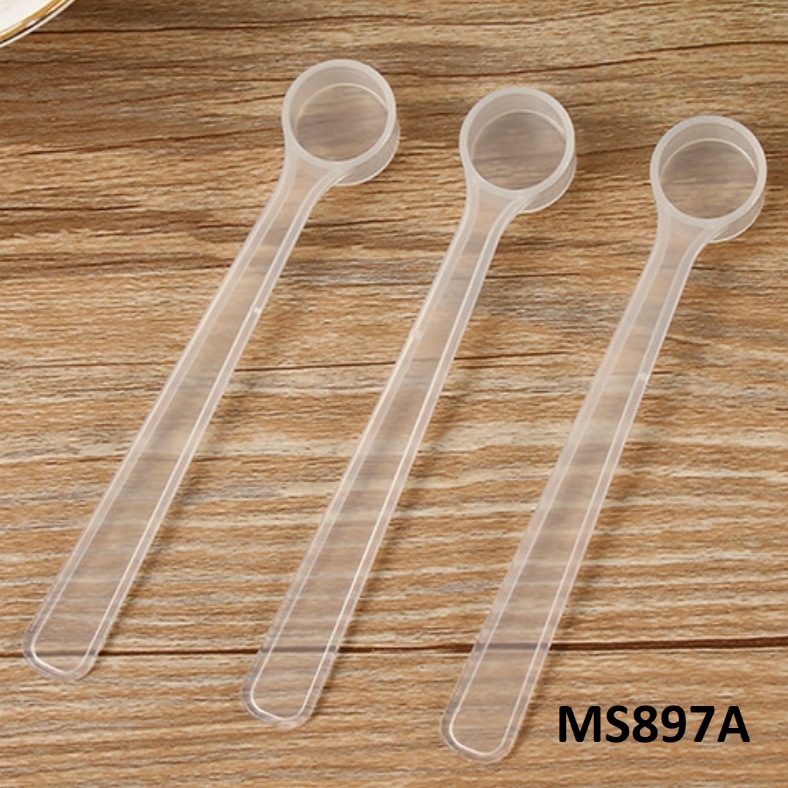 Muỗng nhựa màu trong