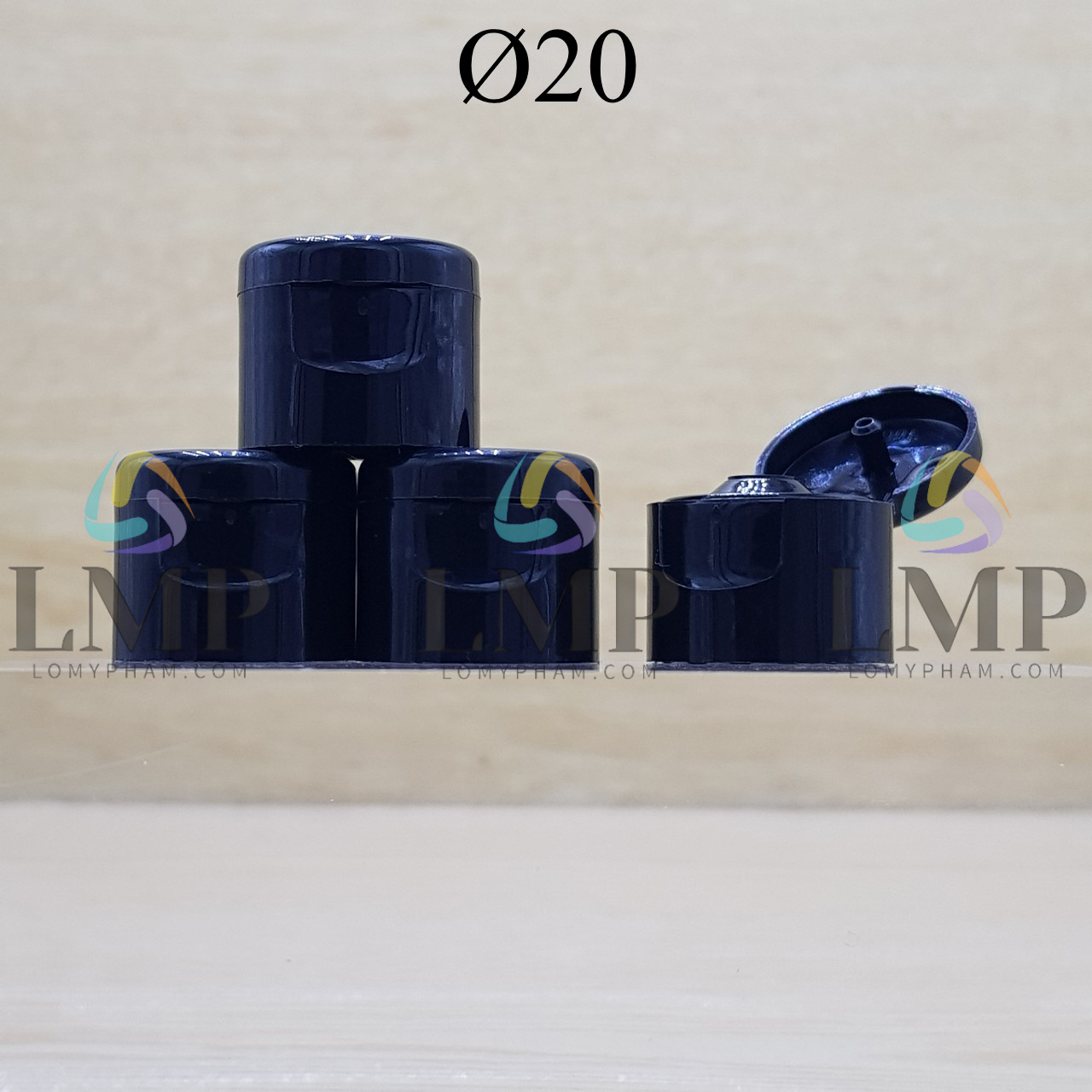 Nắp bật trơn bóng Ø20