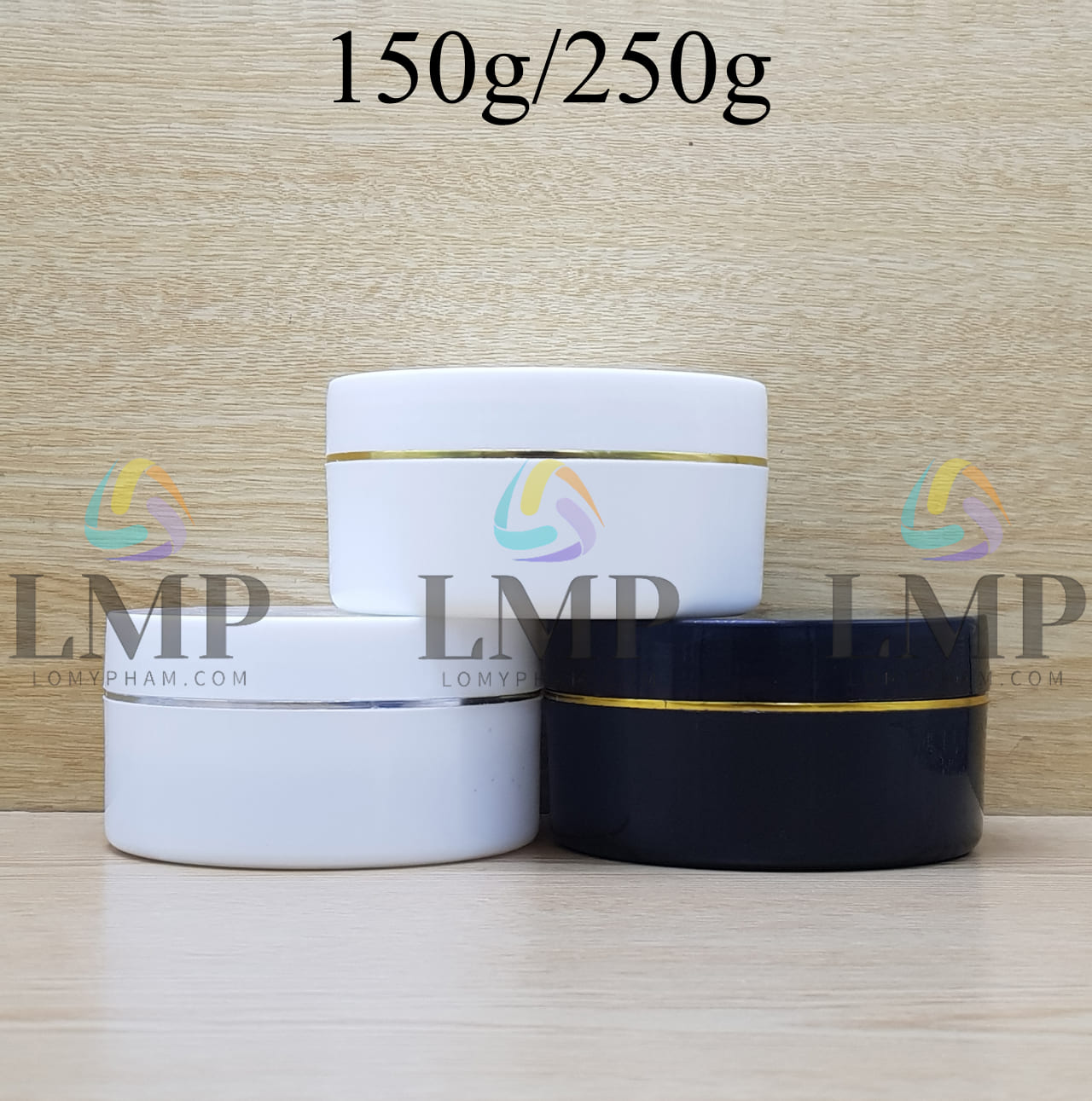 Hũ K viền vàng/bạc