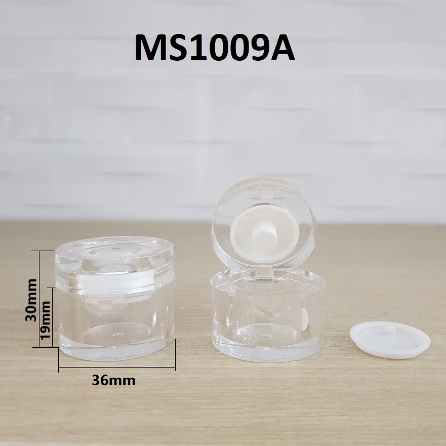 Hũ acrylic trong suốt 5g