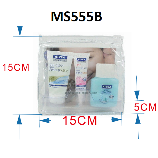 Túi zip trong đáy đứng 15*15*5cm