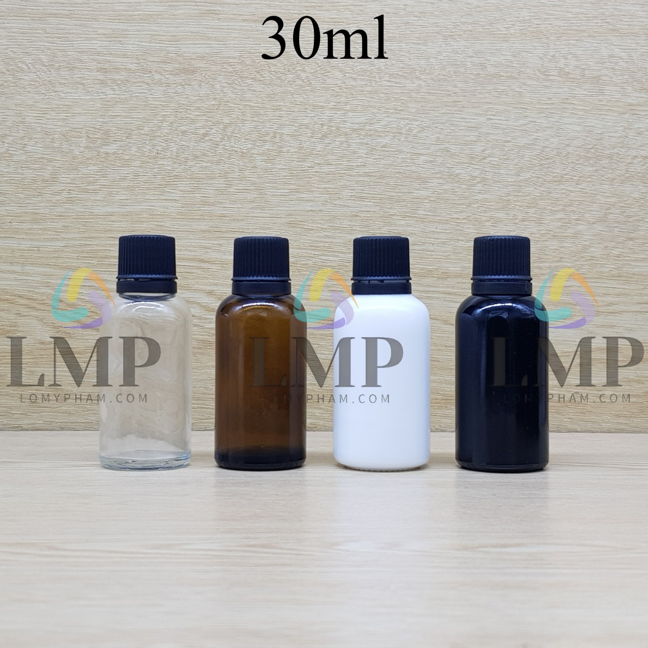 Chai tinh dầu nắp nhựa mỏng 30ml