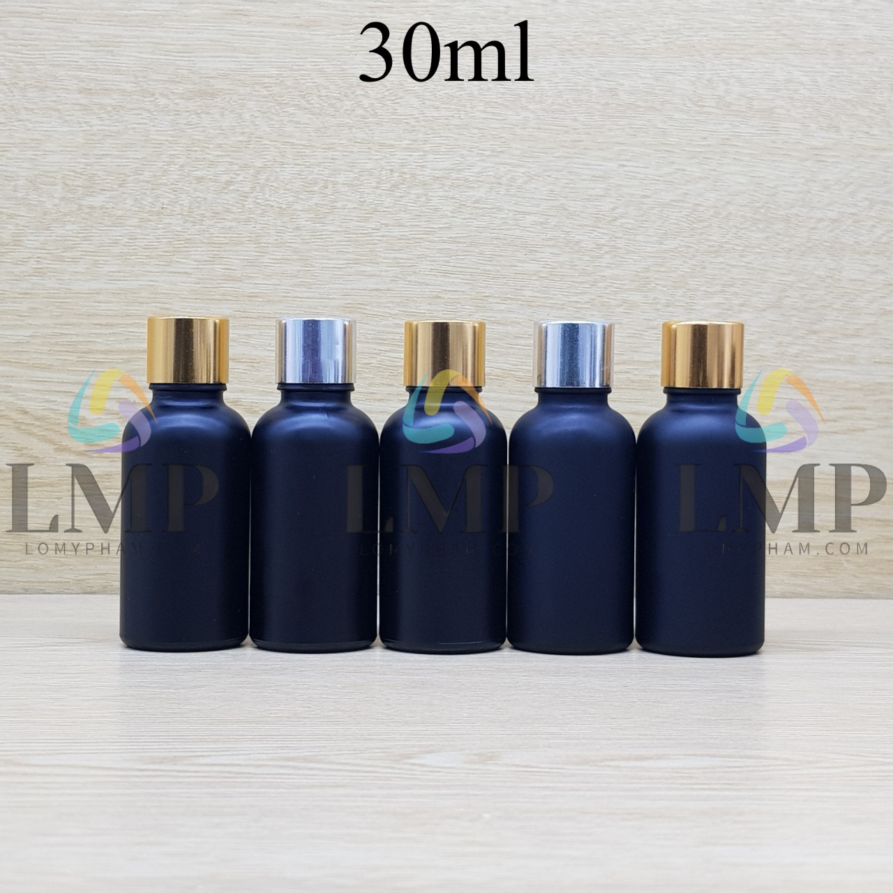 Chai tinh dầu phun mờ nắp xi KO viền 30ml