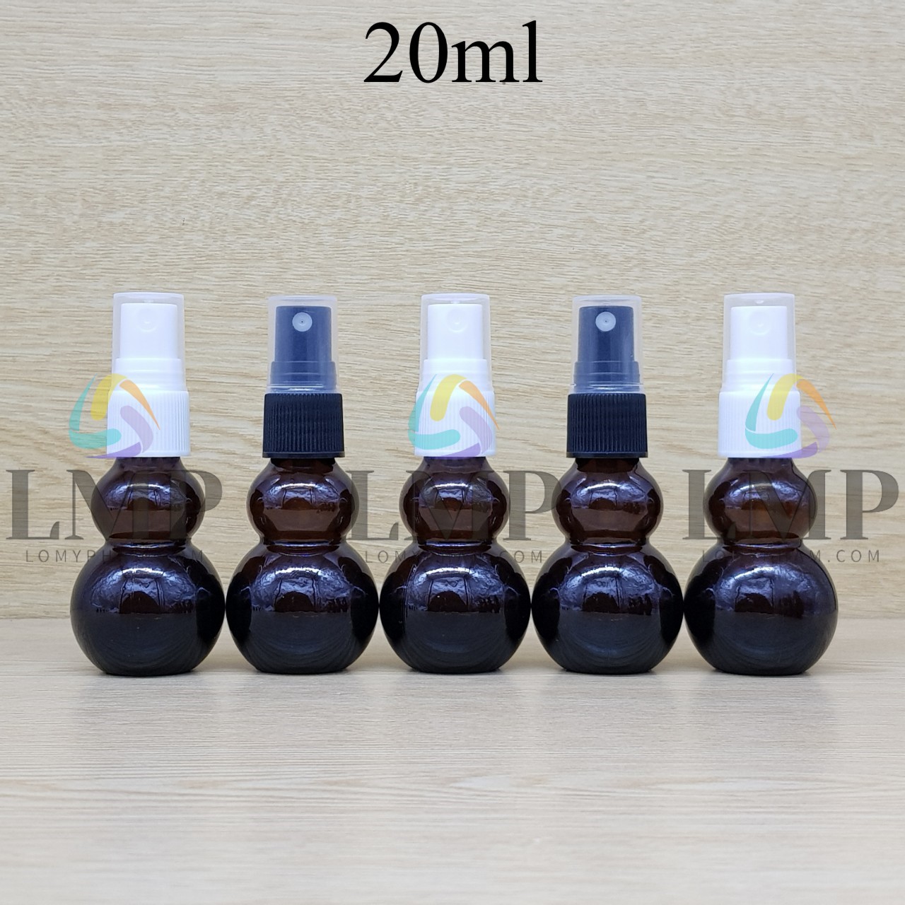 Chai hồ lô phun sương sọc 20ml