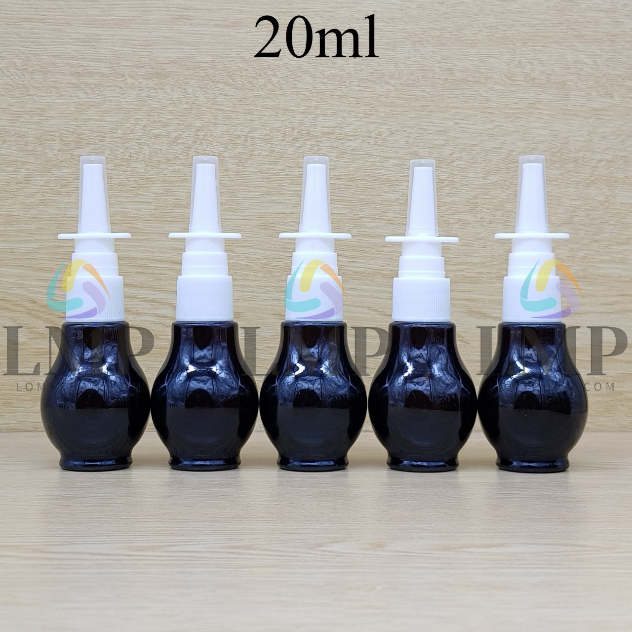 Chai đèn dầu xịt mũi vuông thẳng 20ml