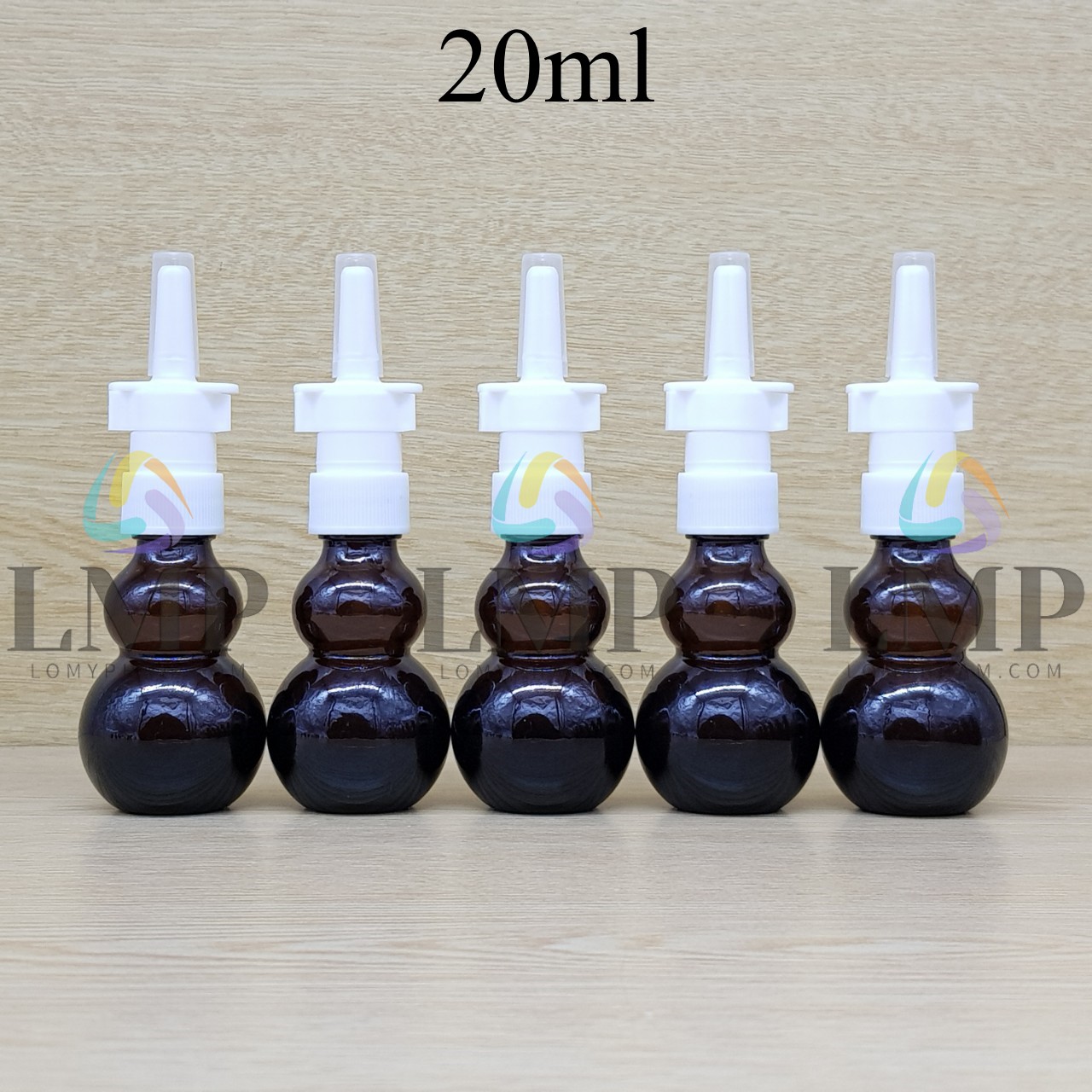 Chai hồ lô xịt mũi có khóa 20ml