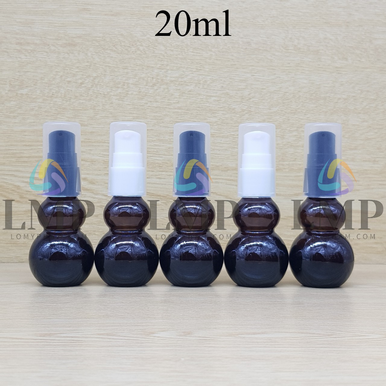 Chai hồ lô xịt giọt 2 viền 20ml