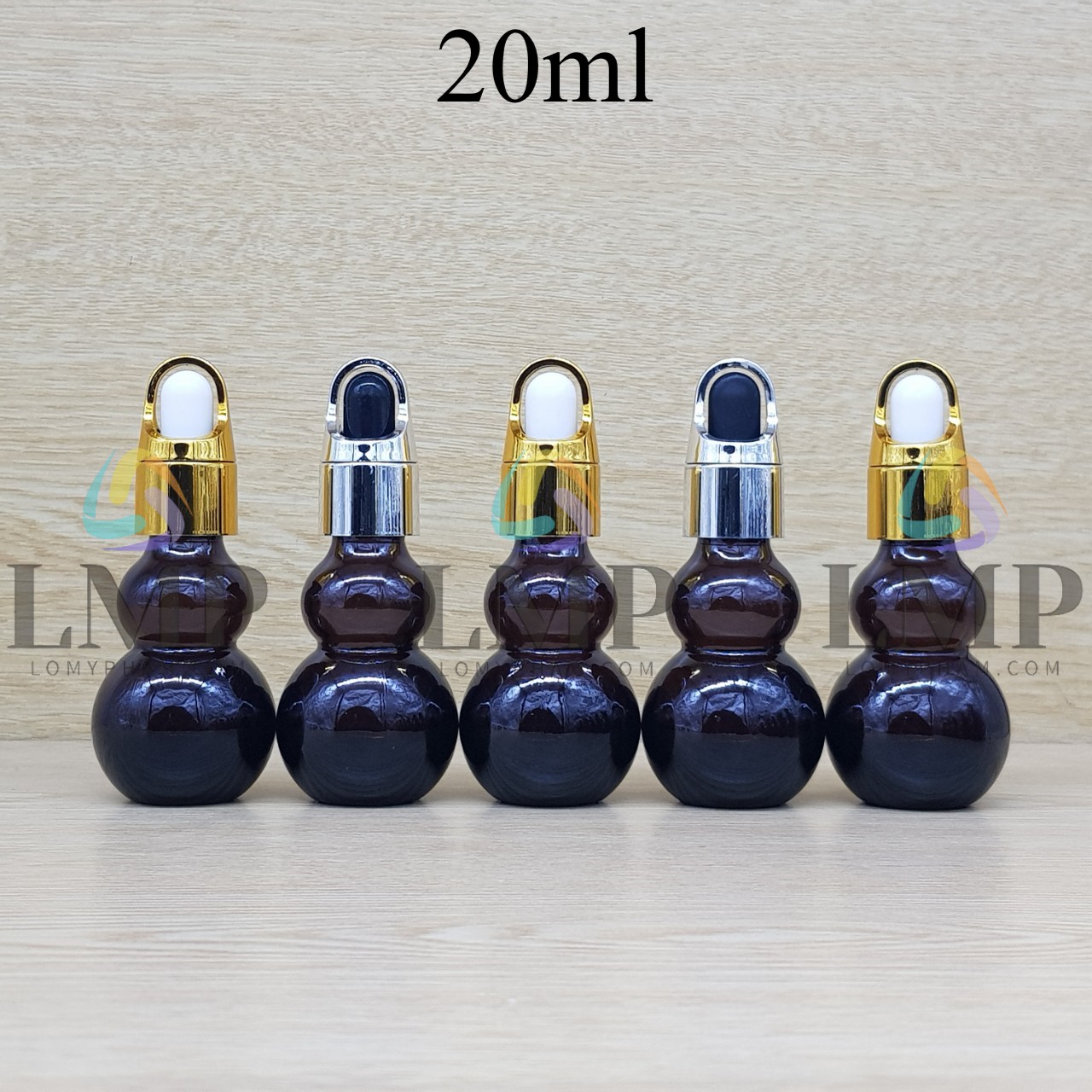 Chai hồ lô nắp bóp quai xách 20ml