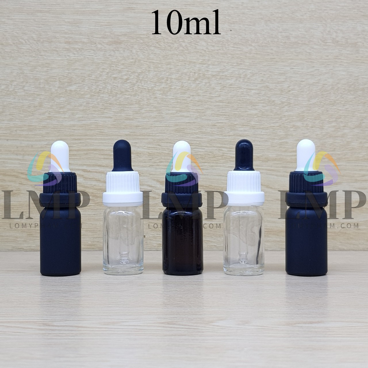 Chai tinh dầu nắp bóp sọc dày 10ml