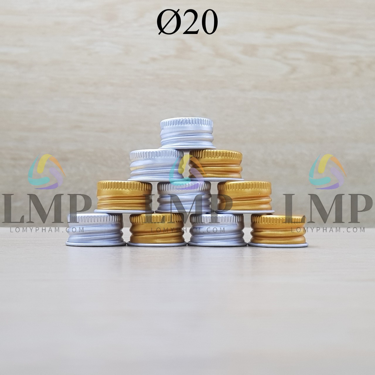 Nắp nhôm cuốn Ø20