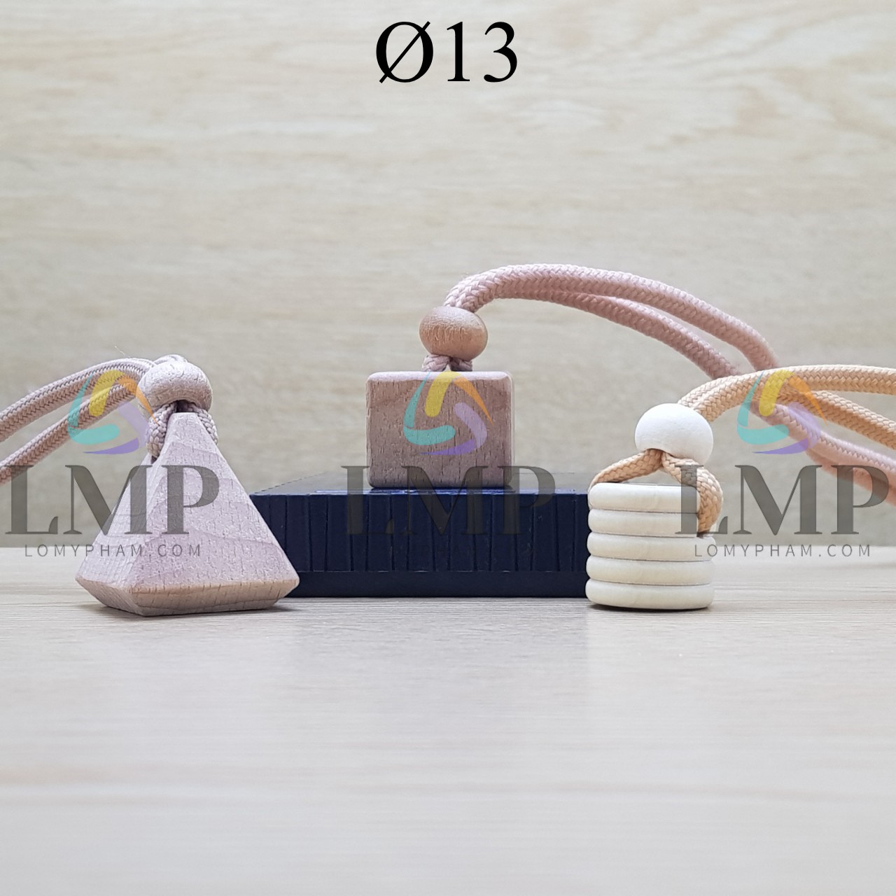 Nắp gỗ treo xe dây thường Ø13